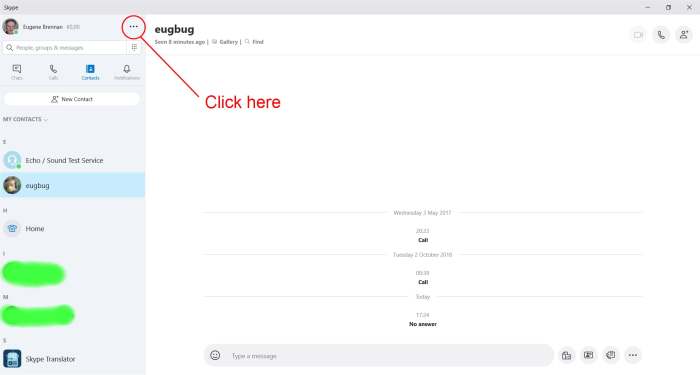 Настройка Skype.